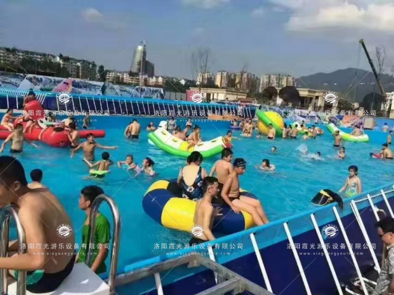 重庆大型支架游泳池