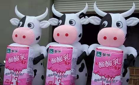 重庆牛奶包装广告气模